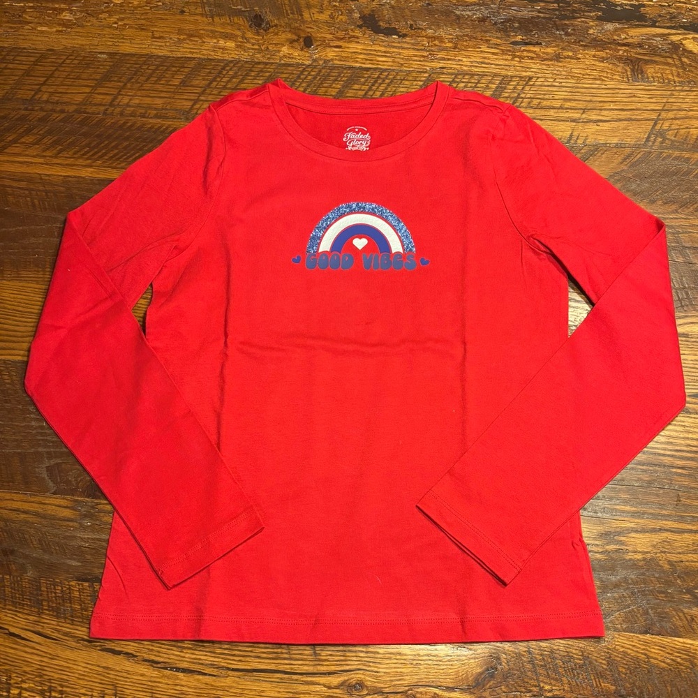 Good Vibes T-shirt-youth 14/16 (runs as 10/12!) -NWOT